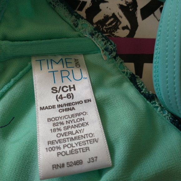 Blue + Teal Halter Top Bikini - Picture 7 of 7